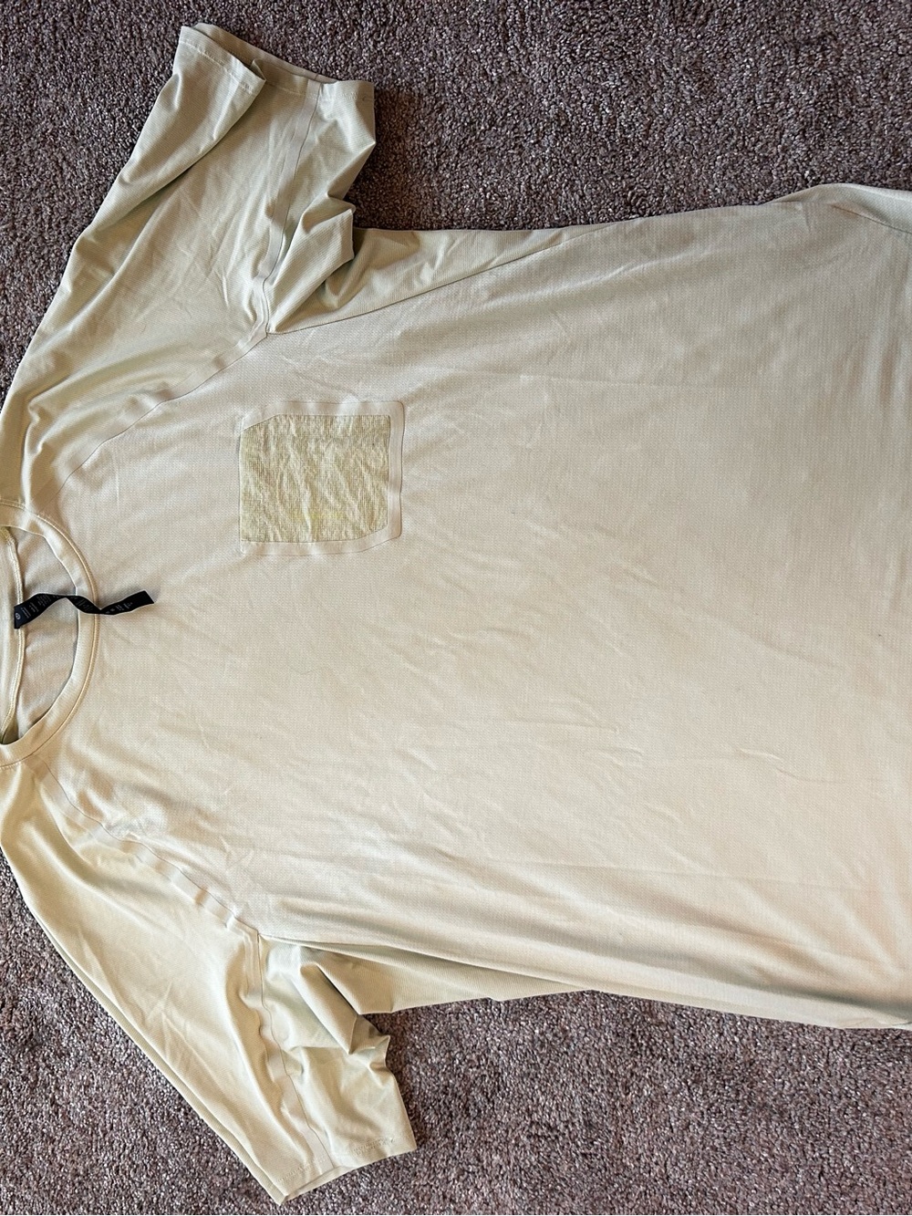 Men's Light Green/Yellow Lulu Tshirt - XXL